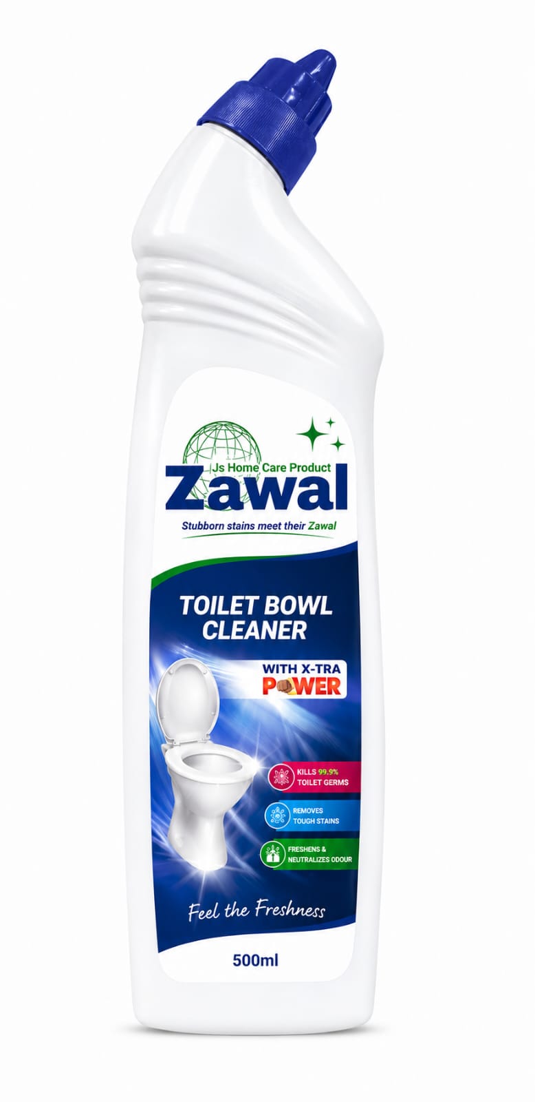 Powerful formula for deep cleaning, removes stains and kills germs