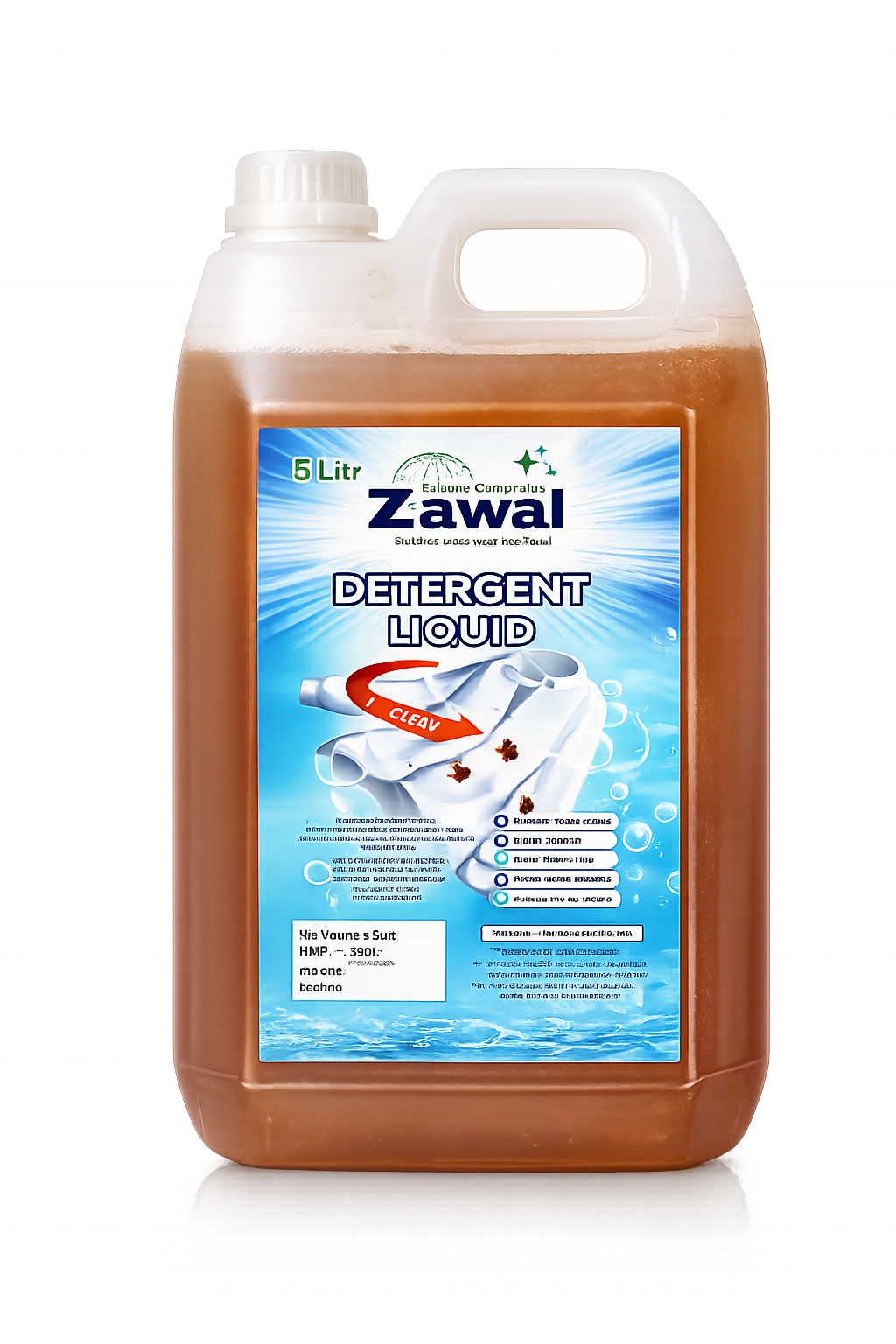 Zawal Detergent Liquid 5000ml